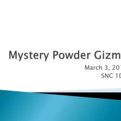 Mystery powder analysis gizmo answers