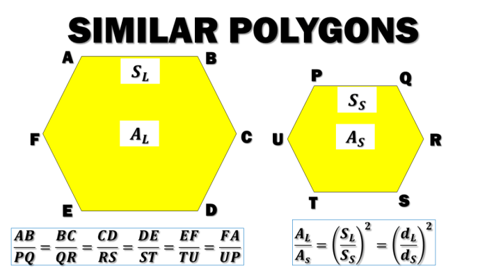 Polygons perimeters lengths areas